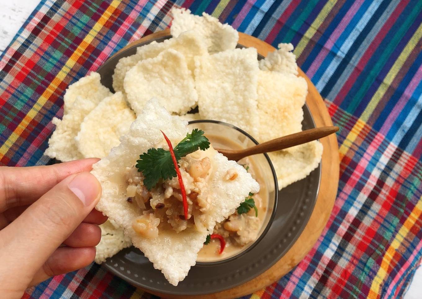 Appetizer Recipe • Pork & Shrimp Peanut Dipping Sauce •Thai Style Appetizer