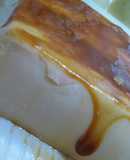 Gelatina de leche con cajeta