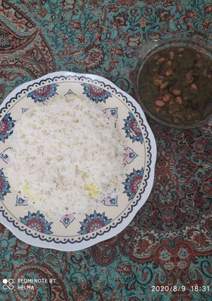 عکسی از دستور قورمه سبزی