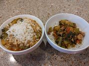 A picture of chayote and chicken recipe