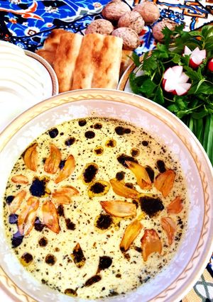 عکسی از دستور اشکنه کشک (کلجوش)