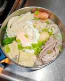 #快速晚餐 家常蔥開煨麵