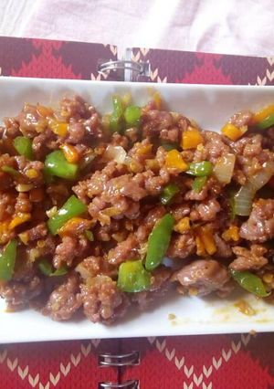 A picture of Mince beef Sauce.