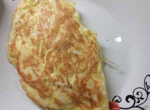 Una foto de Omelette con queso