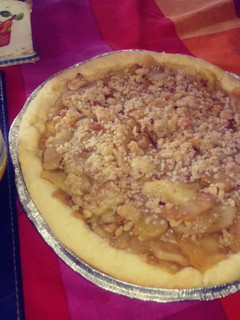 Una foto de Kuchen de manzana y nueces