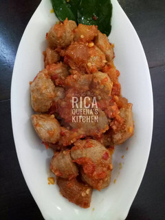 Foto resep Bakso Rica-rica @pr_recookolahanbakso