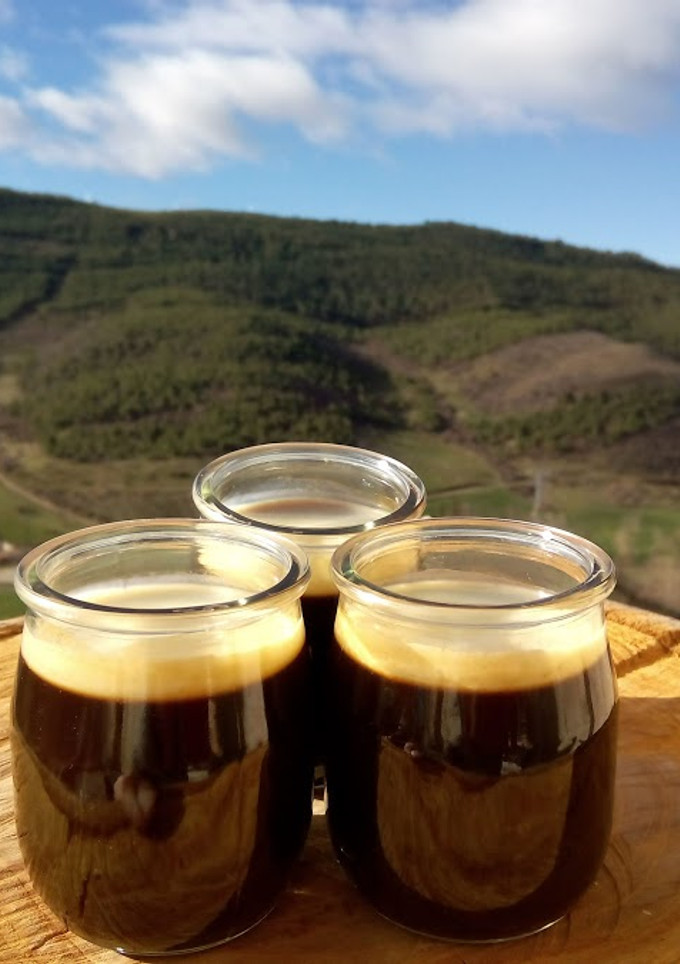 Una foto de Gelatina de café