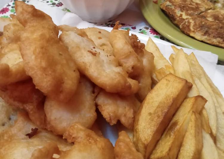 Lenguado Merluza Y Pejerrey Fish Chips O Algo Asi Receta De Santiago Igarza Cookpad