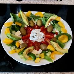A picture of My Greek Salad 🥰🥰🥰.
