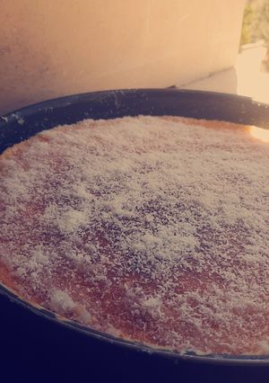 صورة لوصفة هريسة بالقشطة وجوز الهند