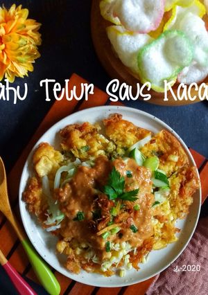 Foto resep Tahu Telur Saus Kacang