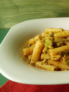 Una foto de Pasta con brócoli