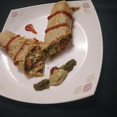 Chilli Chataka Mayo Veggie Rolls A picture of Chilli Chataka Mayo Veggie Rolls.