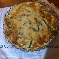 Una foto de Suculenta QUICHE de judías verdes