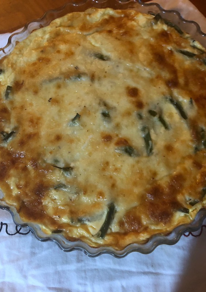 Una foto de Suculenta QUICHE de judías verdes