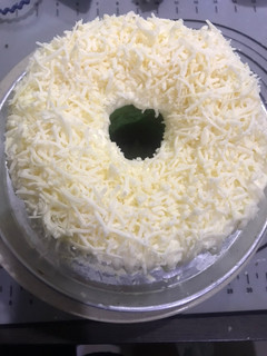 Foto resep Chiffon Putih Telur - Pandan Keju dan Cream