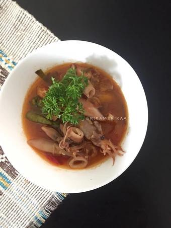 Langkah Mudah untuk Membuat Resep  Cumi asin asam manis yang Enak Banget, Menggugah Selera