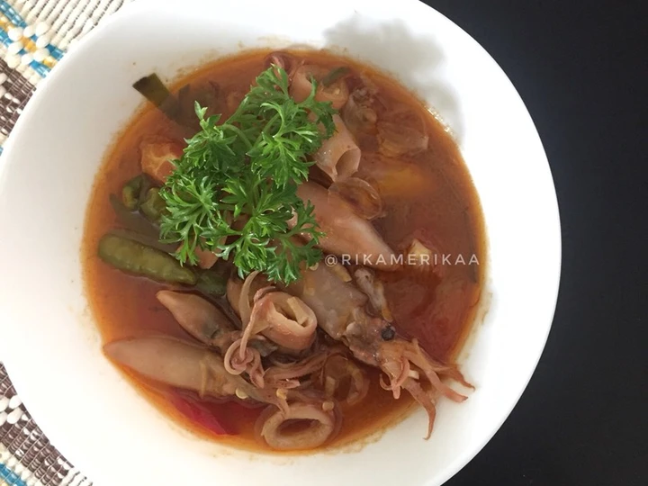 Cara Sederhana Membikin Resep  Cumi asin asam manis yang Sempurna, Enak Banget