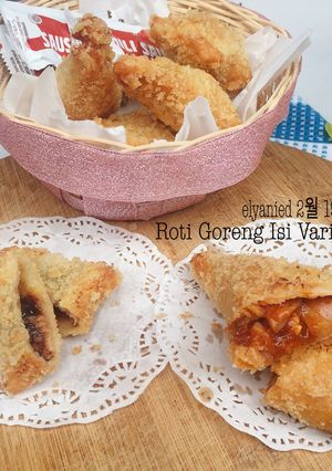 Foto resep Roti Goreng Isi (smoked beef n cheese, chococheese, sosis pizza)