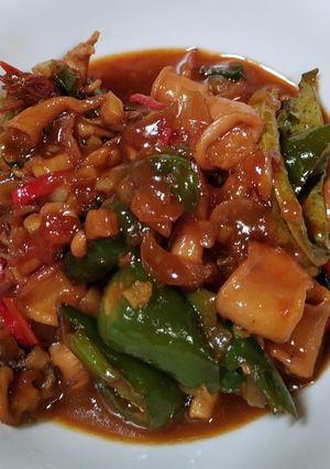 Foto resep 3. Tumis Cumi Cabe Ijo