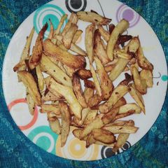 A picture of Fry taro root veg.