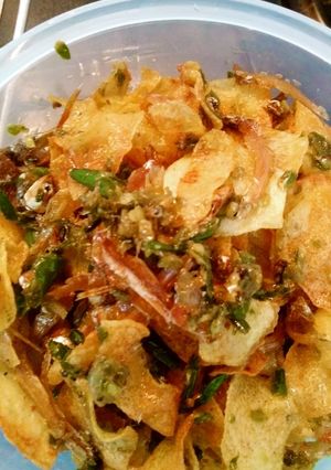 Foto resep Teri kentang cabe ijo