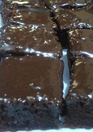 صورة لوصفة كيكة الشوكولاته 😴🍫