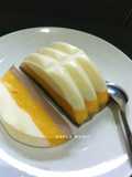 Puding Mangga Putih Coklat