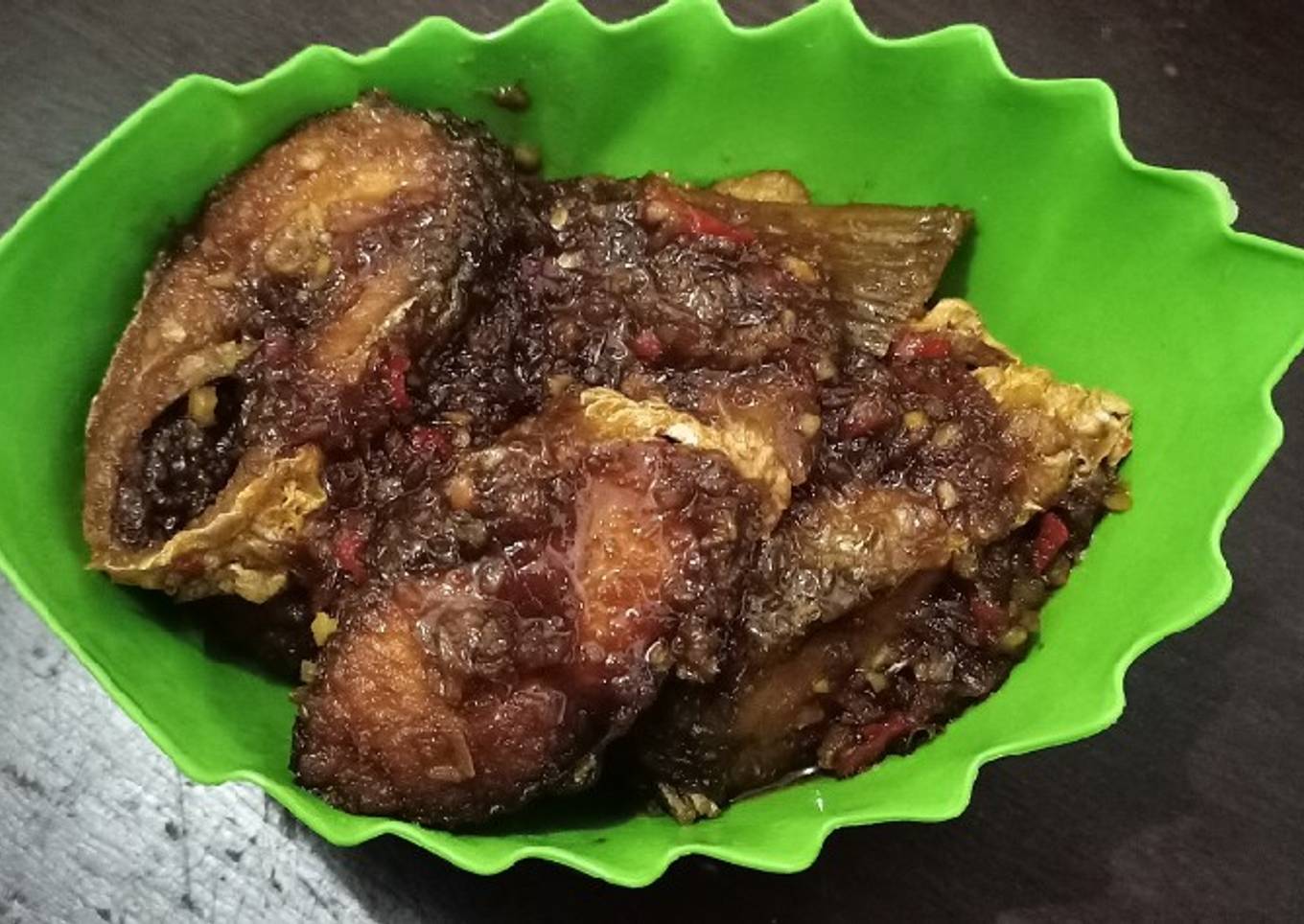 Ikan blanak masak kecap