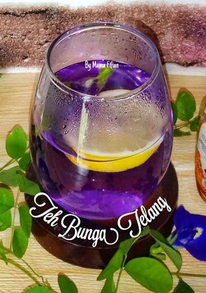 Foto resep Teh Bunga Telang Lemon 🍋 Madu
