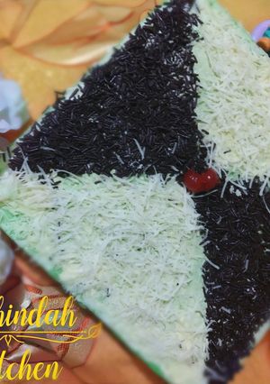 Foto resep Bolu Jerman topping Coklat Keju
