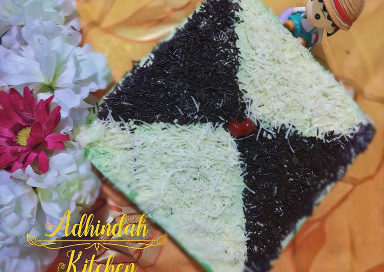 Bolu Jerman topping Coklat Keju