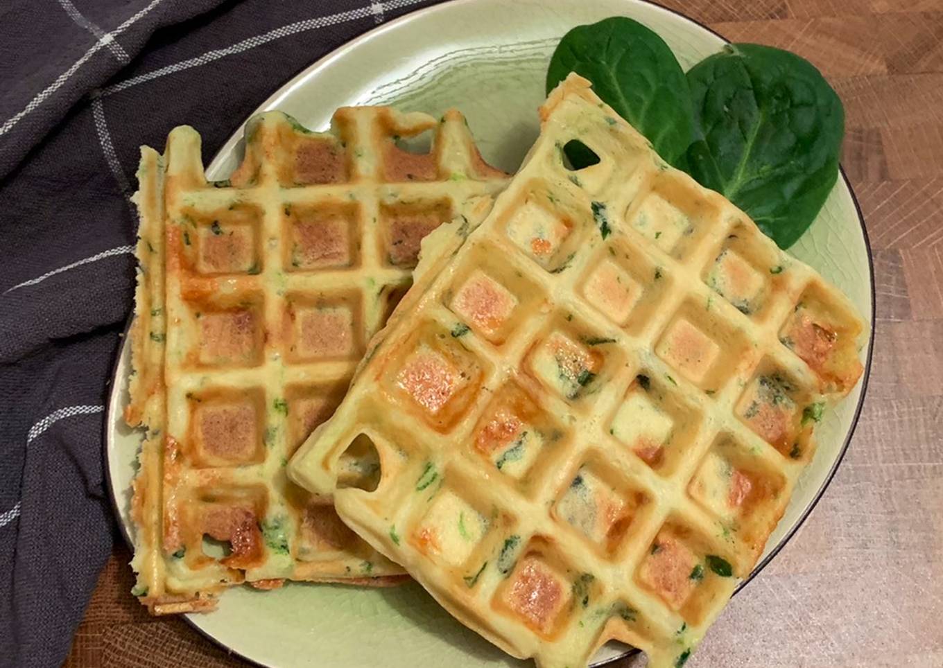 ☆Gaufres Raclette aux Poireaux☆