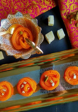 A picture of Paneer Jalebi.
