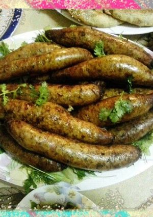صورة لوصفة طريقة عمل الممبار او السجق المصري