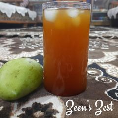 A picture of Raw Mango and Palm Jaggery Juice.