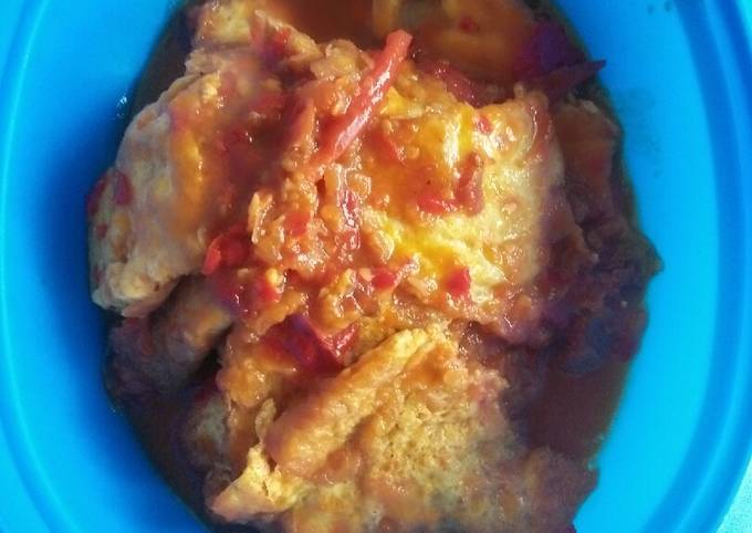 Yuk intip, Resep termudah membuat Sambal telur dadar  sesuai selera