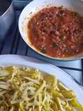 Cintas caseras y salsa puttanesca a mi forma
