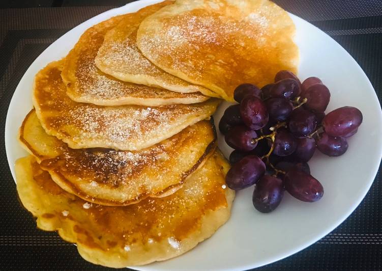 Easiest Way to Prepare Favorite Cardamom flavored pancakes 🤤