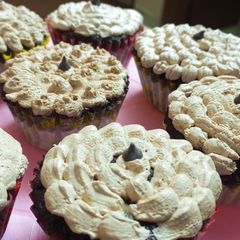 A picture of Chocolate Cupcake🧁🧁(without oven).