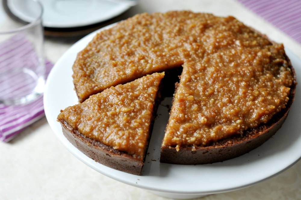 Duplán mogyorós torta recept recept fotó