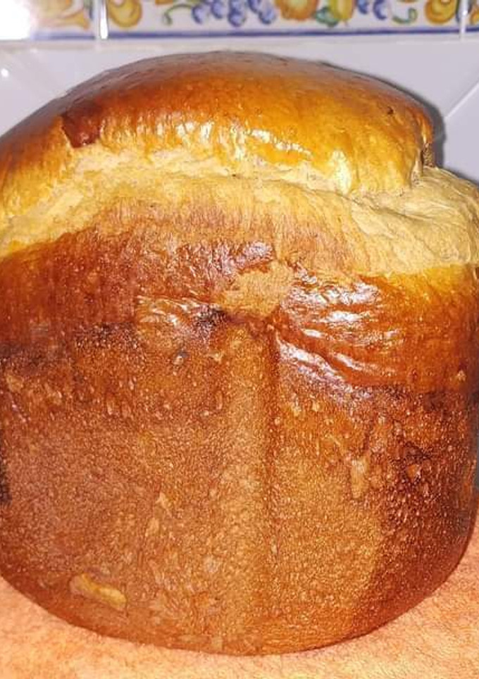 Una foto de Brioche de dátiles en panificadora Moulinex Pain Doré