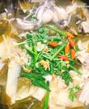 Ếch Nấu Măng Lá Giang