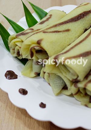 Foto resep Dadar Gulung Nutella