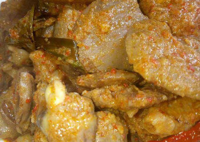 Bagaimana Menyiapkan Rendang Ati Ampela dan jengkol, Lezat Sekali