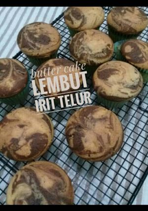 Foto resep Butter cake versi cup irit telur, lembut, no seret