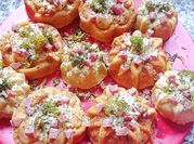 Una foto de muffins salados microondas