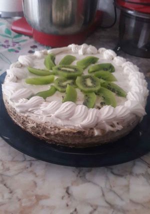 صورة لوصفة طريقة عمل كيكه الكيوي