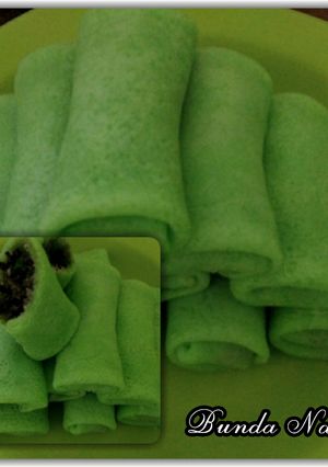 Foto resep Dadar Gulung isi kelapa & ketan hitam