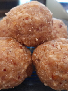A picture of Punjabi pinni laddu- winter special.